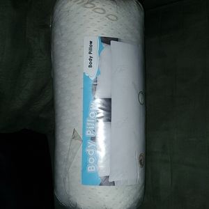 Snuggle-pedic body pillow new in package small tear where package ripped